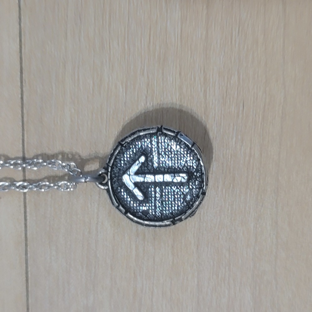 Necklace Charm | Sagittarius Circle Arrow